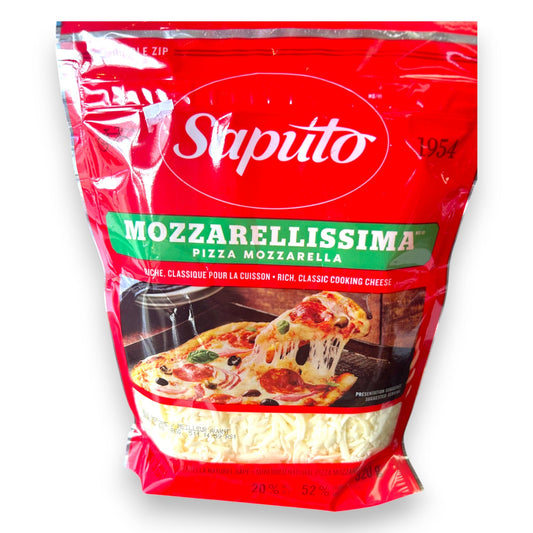 Fromage mozzarella râpé pour pizza (approx. 320g) - Saputo