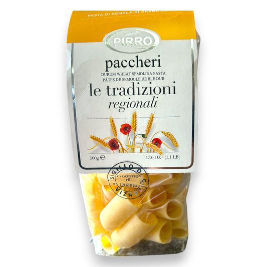 Pâte - Paccheri - semoule de blé dur (approx. 500g) - Pirro