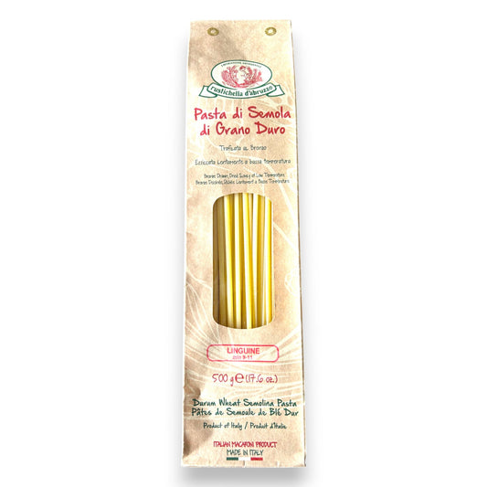 Pâte - Linguine de semoule de blé dur (approx. 500g) - Rustichellla d'abruzzo