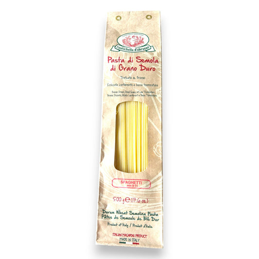 Pâtes - Spaghetti de semoule de blé dur (approx. 500g) - Castichiella d'abruzzo