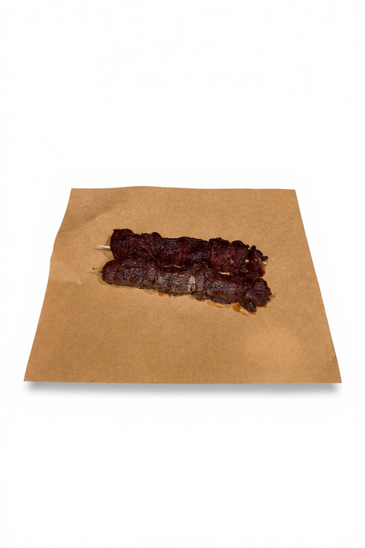 Brochettes de filet mignon de boeuf marinées (approx. 350 - 400g)